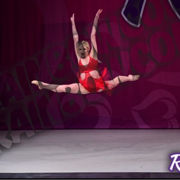 Other - Red fringe dance costume